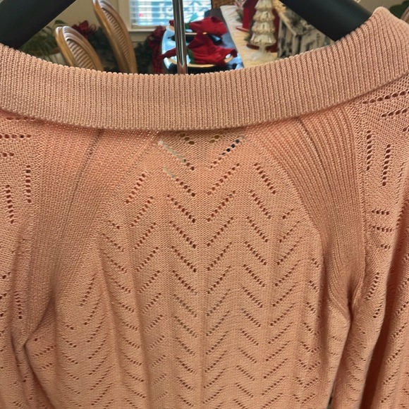 Women’s Anna Cate LS Sweater. Peach. Size Medium. NWT - Picture 5 of 8